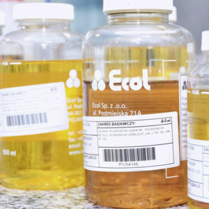 Próbki oleju oil samples